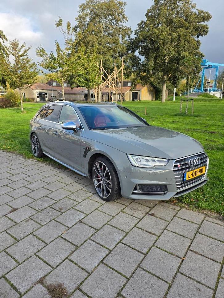Audi S4 3.0 - 354 Pk Quattro Avant Pano Grijs, Auto's, Audi, Particulier, S4, 360° camera, 4x4, ABS, Achteruitrijcamera, Adaptive Cruise Control