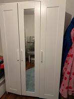 Kledingkast wit breed 117 x diep 50 x hoog 190, Huis en Inrichting, Ophalen, 100 tot 150 cm, Met hangruimte, Zo goed als nieuw