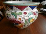 Mooie antiek Majolica bloempot rond 1900, Antiek en Kunst, Verzenden