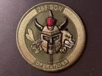 Patch RNLAF 298 SQN OPS (groen), Verzamelen, Militaria | Algemeen, Ophalen of Verzenden, Luchtmacht, Nederland, Embleem of Badge