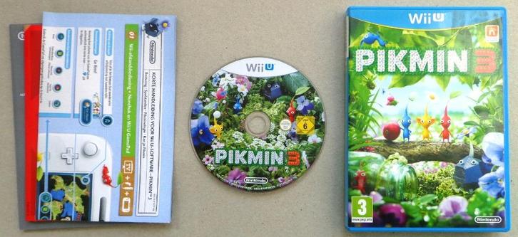 Pikmin 3 voor de Nintendo Wii-U, Spelcomputers en Games, Games | Nintendo Wii U, Zo goed als nieuw, Racen en Vliegen, 1 speler