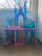 Barbie Disney Prinsessen Kasteel, Kinderen en Baby's, Speelgoed | Poppenhuizen, Ophalen, Gebruikt, Poppenhuis
