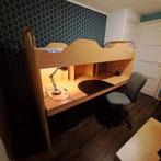 Hoogslaper met bureau, Huis en Inrichting, Slaapkamer | Stapelbedden en Hoogslapers, Ophalen, Gebruikt, Eenpersoons, 210 cm