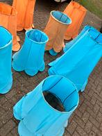 Feesttent decoratie lampenkappen kerstklokken, Huis en Inrichting, Lampen | Lampenkappen, Ophalen, Gebruikt, Rond