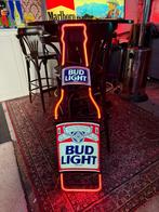 Bud light neon reclame lichtbak Budweiser vintage cafe, Ophalen, Zo goed als nieuw, Lichtbak of (neon) lamp