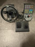 Logitech Farming Simulator Stuurwiel en Pedalen, Computers en Software, Joysticks, Ophalen of Verzenden, Gebruikt