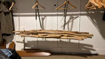 Houten Hanglamp boomstam drijfhout woonkamer keuken lamp beschikbaar voor biedingen