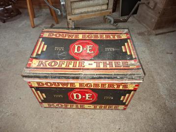 Vintage Douwe Egberts Winkelblik Koffie-Thee beschikbaar voor biedingen