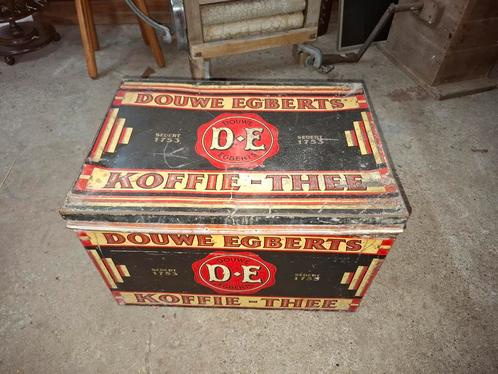 Vintage Douwe Egberts Winkelblik Koffie-Thee, Antiek en Kunst, Curiosa en Brocante, Ophalen of Verzenden