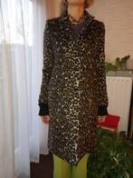 Dames Mantel - Luipaardprint - Warme Sluiting, Maat 38/40 (M), Bruin, Nvt, Ophalen of Verzenden