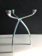 Aluminum design kandelaar spider van de Bijenkorf, Gebruikt, Overige kleuren, 25 tot 50 cm, Ophalen of Verzenden