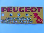 peugeot fiets stuur prijskaart nos, Ophalen of Verzenden, Nieuw, Motoren