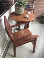 Tuinset hardhout, Tuin en Terras, Tuinstoelen, Gebruikt, Ophalen