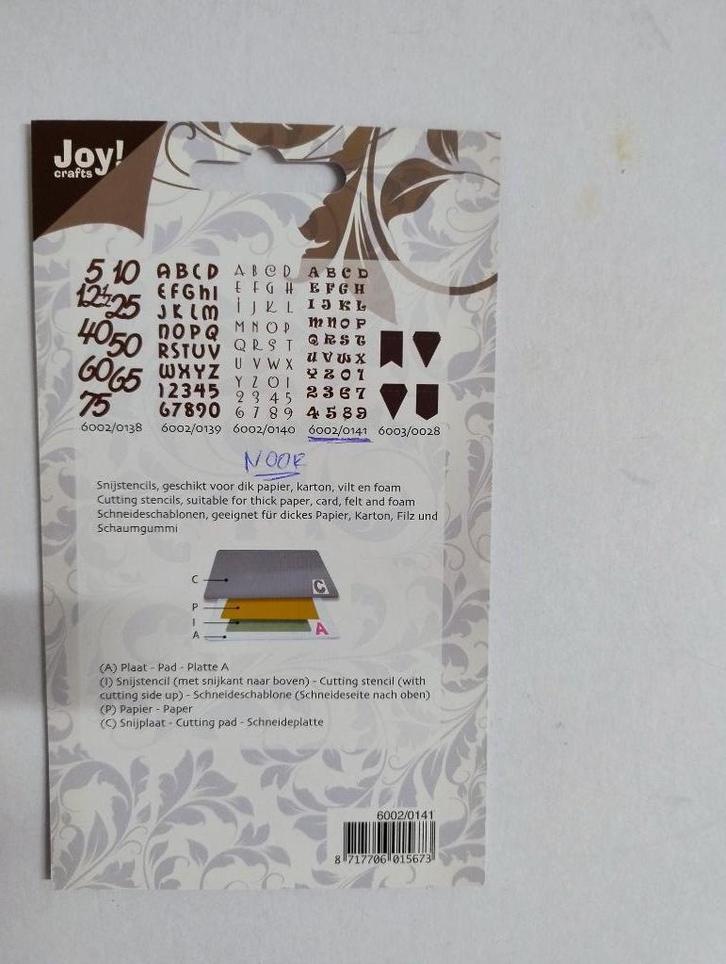 Diversen mallen Noor Design 5, Hobby en Vrije tijd, Kaarten | Zelf maken, Gebruikt, Pons of Mal, Overige thema's, Ophalen of Verzenden