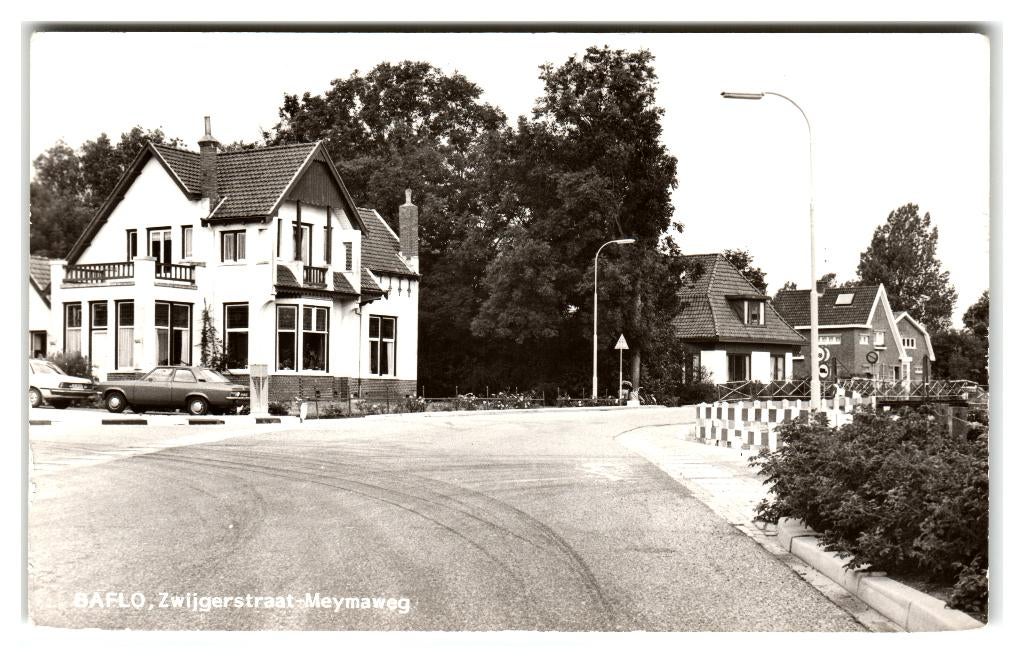 Baflo, Zwijgerstraat - Meymaweg, Ophalen of Verzenden, 1960 tot 1980, Ongelopen, Groningen