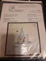 Pako borduurpatroon Geboorte Wiegenkind, Ophalen of Verzenden, Zo goed als nieuw, Handborduren, Borduurpakket