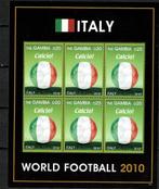 gambia 2010 pf blok wk voetbal soccer sport 2, Ophalen of Verzenden, Postfris, Sport