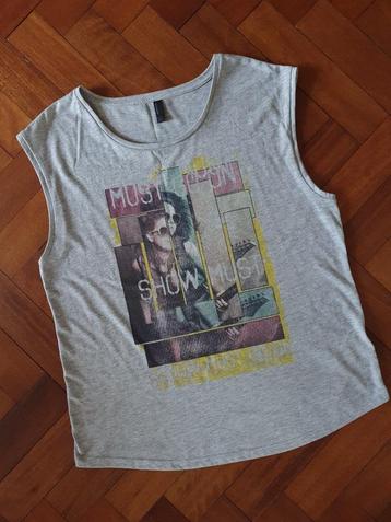 Grijze top met (muziek) print van Vero Moda NIEUW Maat M beschikbaar voor biedingen
