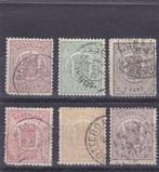 43.  1869 - 1871, Wapenzegels nvph rs. 13 - 18, gebr., Postzegels en Munten, Verzenden, T/m 1940, Gestempeld
