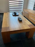 Eikenhouten salontafel, Huis en Inrichting, Tafels | Salontafels, Ophalen, Gebruikt, 100 tot 150 cm, 50 tot 100 cm