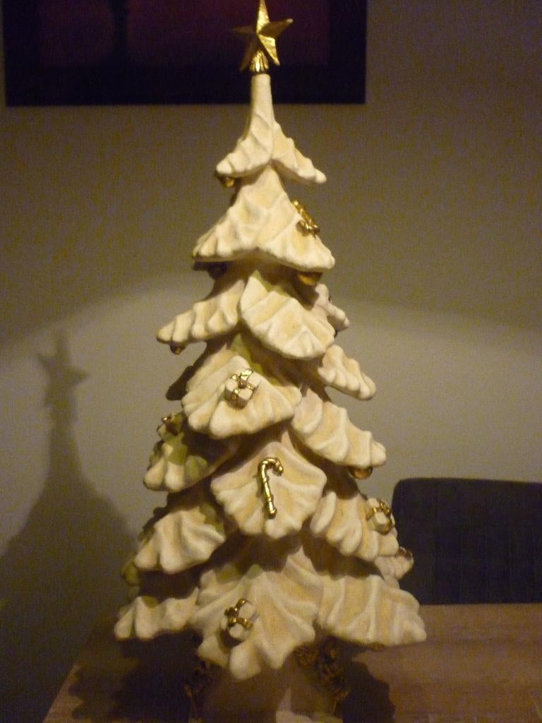 Kunststof kerstboom 77 cm, Diversen, Kerst, Ophalen, Gebruikt