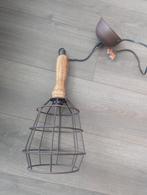 Lampenkap industrieel, Huis en Inrichting, Lampen | Lampenkappen, Ophalen, Bruin, 25 tot 50 cm, Zo goed als nieuw