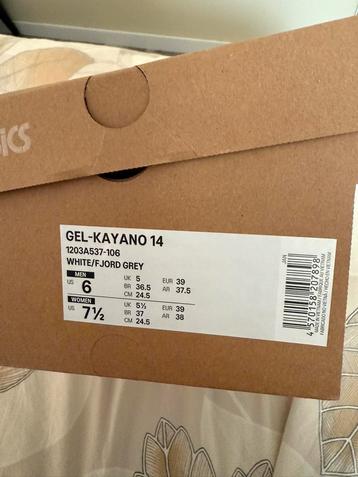 Gel Kayano 14 maat 39 beschikbaar voor biedingen