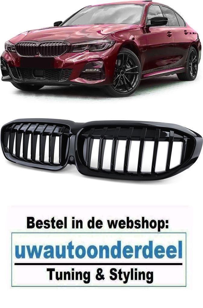Grill Nieren Enkele Spijl Zwart Voor Bmw 3 Serie G20 G21, Auto diversen, Tuning en Styling, Verzenden