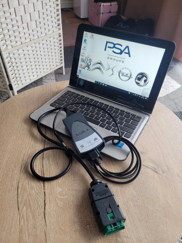 Diagbox Diagnose Set Peugeot Citroen Opel - Compleet!, Auto diversen, Autogereedschap, Gebruikt, Ophalen of Verzenden