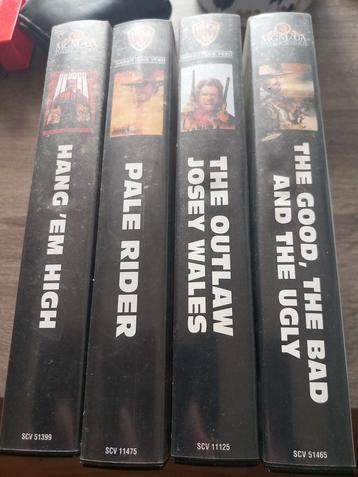 Clint Eastwood vhs videobanden