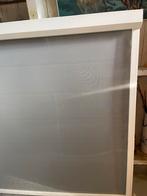 Zipscreen br. 179,5 H.144 alu wit, doek grijs/wit elektr., Ophalen, Minder dan 250 cm, 150 tot 300 cm, Screen