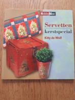 Servetten kerstspecial NIEUW van Kitty de Wolf hobby mee, Ophalen of Verzenden, Zo goed als nieuw, Scrapbooking en Knutselen, Kitty de Wolf
