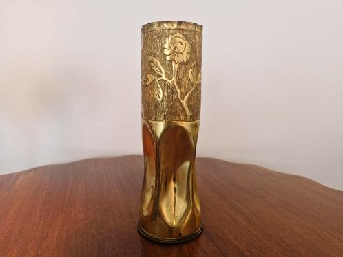 Britse WOI artilleriehuls (1917) – trench art, Verzamelen, Militaria | Algemeen, Landmacht, Hulzen of Bodemvondsten, Engeland