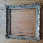 Antieke schilderijlijst 46x47cm barok hout-gips, Antiek en Kunst, Ophalen of Verzenden