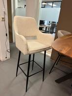 4x barkruk creme - 4x barkruk boucle - 4x kruk teddy wit, Ophalen, Met voetsteun, Nieuw, 90 cm of meer