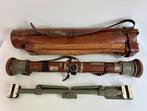 Duitse rangefinder met leren hoes en statief WW2, Verzamelen, Militaria | Tweede Wereldoorlog, Ophalen of Verzenden, Duitsland
