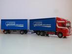 HERPA Scania R580TL schuifzeilaanhanger ODERMATT (CH), Ophalen of Verzenden, Zo goed als nieuw, Bus of Vrachtwagen, Herpa