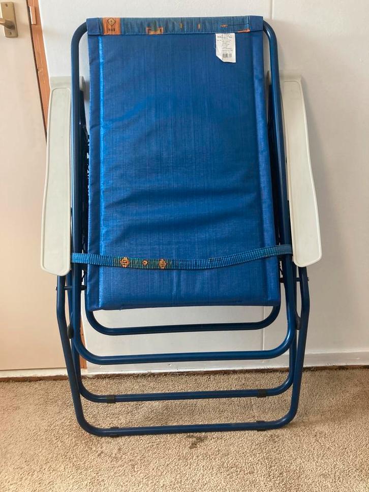 Lafuma tuinstoel, Tuin en Terras, Tuinstoelen, Gebruikt, Kunststof, Inklapbaar, Verstelbaar, Ophalen