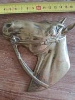 Leuk vintage koperen paarden hoofd, Antiek en Kunst, Antiek | Koper en Brons, Ophalen of Verzenden