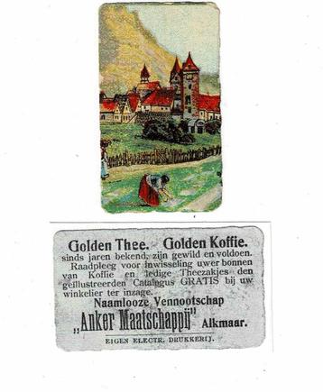 Oud reclame plaatje van "ANKER MAATSCHAPPIJ" beschikbaar voor biedingen