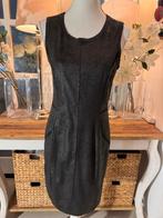 Zwarte, coated jurk Marc Cain, 36/S/nr2, ZGAN., Zwart, Ophalen of Verzenden, Zo goed als nieuw, Maat 36 (S)
