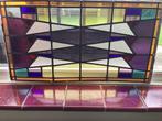 Glas in lood gekleurd,prachtige vormgeving, Doe-het-zelf en Verbouw, Glas en Ramen, Ophalen of Verzenden, Gebruikt, Glas in lood