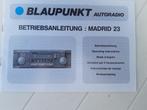 Gebruiksaanwijzing Blaupunkt Madrid 23, Auto diversen, Ophalen of Verzenden
