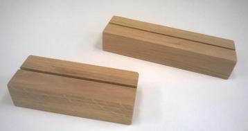 Massief eiken menuhouder A4 A5 en A6 formaat meerdere stuks beschikbaar voor biedingen