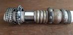 te koop mooie zilverkl.armbanden voor dames en heren, Overige materialen, Met edelsteen, Zwart, Nieuw
