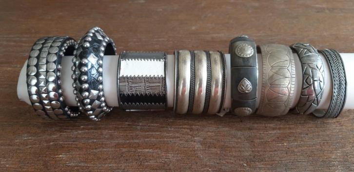 te koop mooie zilverkl.armbanden voor dames en heren, Sieraden, Tassen en Uiterlijk, Armbanden, Nieuw, Overige materialen, Zwart