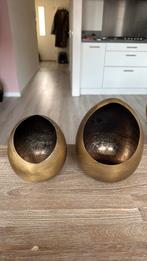 Gouden theelichthouders, Huis en Inrichting, Woonaccessoires | Kandelaars en Kaarsen, Overige materialen, Overige kleuren, Ophalen of Verzenden