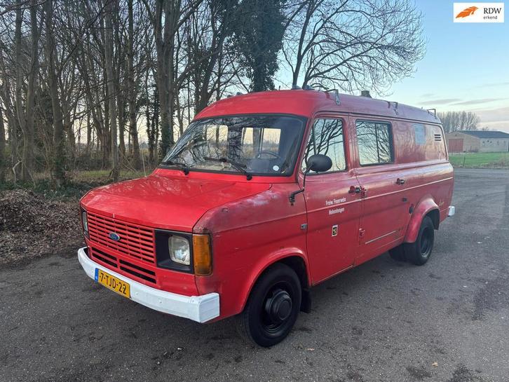 Ford TRANSIT MK 2 | 1980 | Ex. brandweer | Belastingvrij | A, Auto's, Ford, Bedrijf, Te koop, Transit, Benzine, Overige carrosserieën