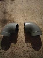 Pvc bocht 90 graden 200 mm., Doe-het-zelf en Verbouw, Buizen en Afvoer, Ophalen, Bochten, Pvc, Minder dan 2 meter