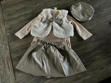 Nieuw met aangehecht kaartje! Shein 3-delig set beige 80-86 beschikbaar voor biedingen